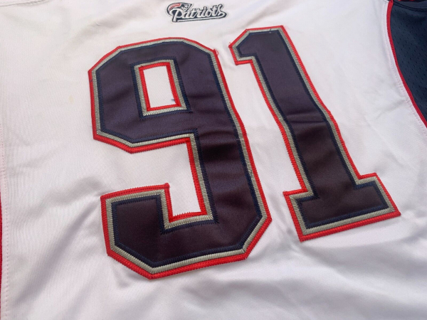 Nike New England Patriots Trikot 91 Jamie Collins NFL weiß American Football Herren M