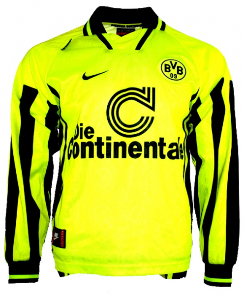 Nike Borussia Dortmund Trikot 10 Andreas Möller 1996/97 Continentale BVB Herren XS=164 Damen 36/38