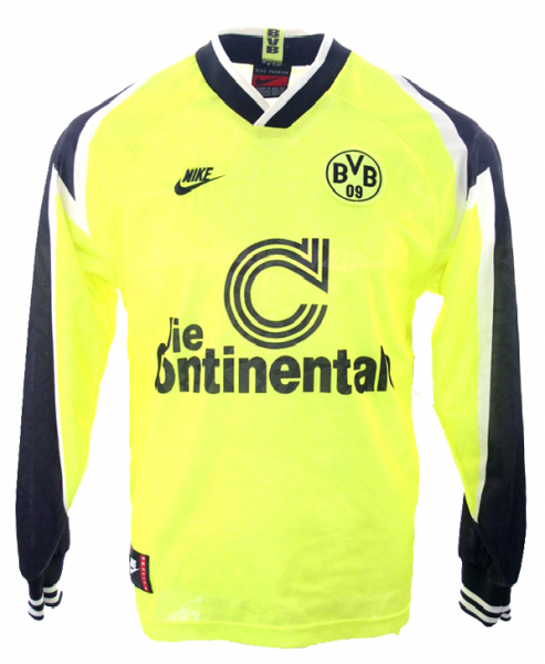 Nike Borussia Dortmund Trikot 11 Heiko Herrlich 1995/96 Continentale BVB Heim Herren XL