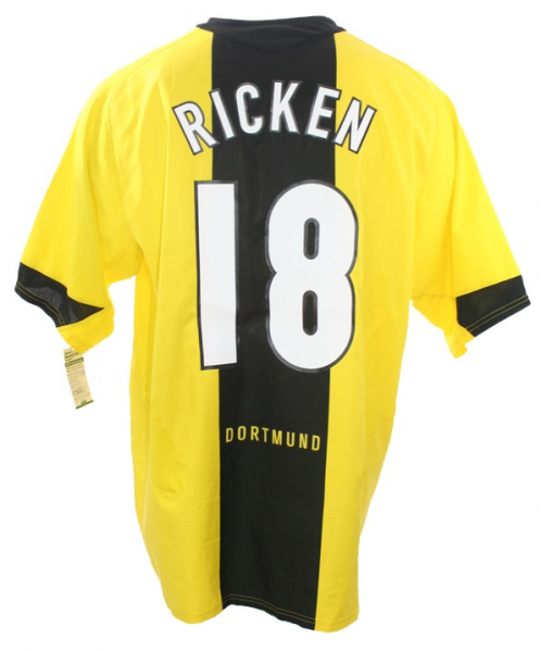 Nike Borussia Dortmund Trikot 18 Lars Ricken 2005/06 E-on BVB Auswärts Herren XXL/2XL