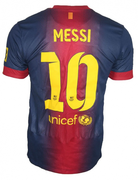 Nike FC Barcelona jersey 10 Lionel Messi 2012/13 Qatar home new women/kids L=164cm or XL=176cm