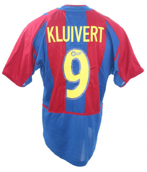 Nike FC Barcelona Trikot 9 Patrick Kluivert 2002/03 Heim Herren M