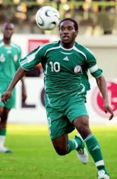 Adidas Nigeria Trikot 10 Jay Jay Okocha WM 2006 Grün Heim Herren S, L oder XL
