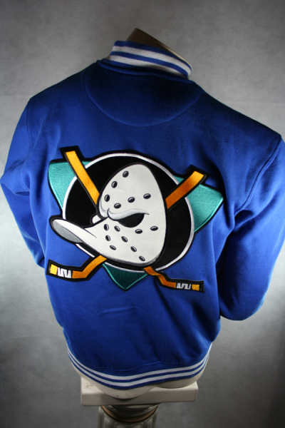 Anaheim Mighty Ducks Jacke College Walt Disney NHL Trikot Blau Herren M