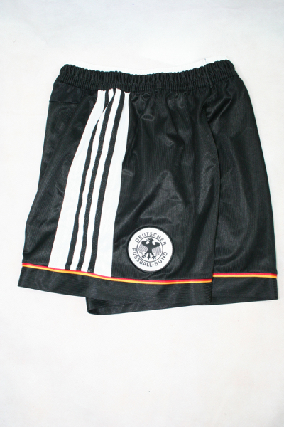 Adidas Deutschland Hose Shorts WM 1998 DFB Schwarz Heim Herren L