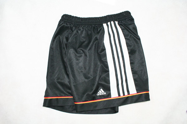 Adidas Deutschland Hose Shorts WM 1998 DFB Schwarz Heim Herren L