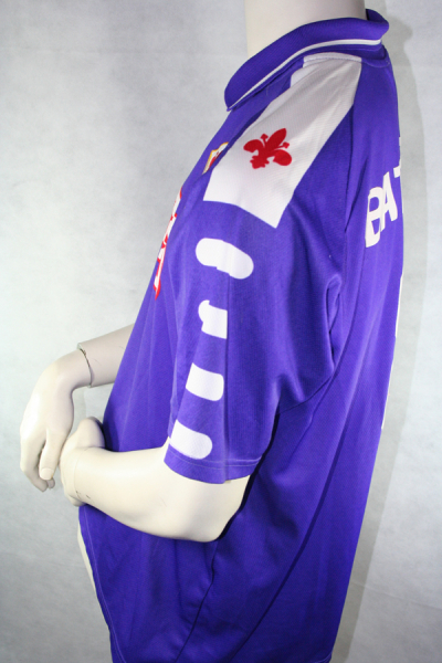 Fila A.C. Florenz Trikot 9 Gabriel Batistuta 1998/99 Batigol Nintendo Blau Neu Herren S/M/L/XL