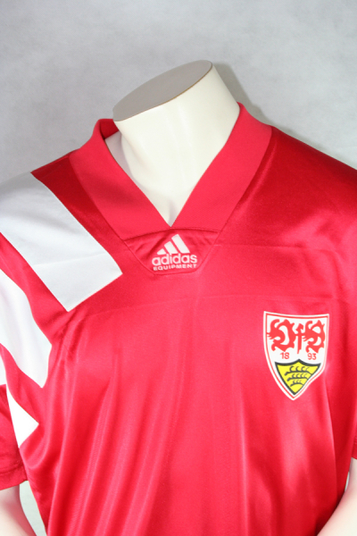 Adidas VfB Stuttgart Trikot 1995 Prototyp Südmilch Rot Herren - L