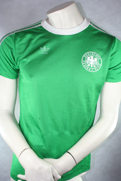 Adidas Alemania Visitante Camiseta Verde – (1976–1982) 7 Rainer Bonhof – DFB – senor M