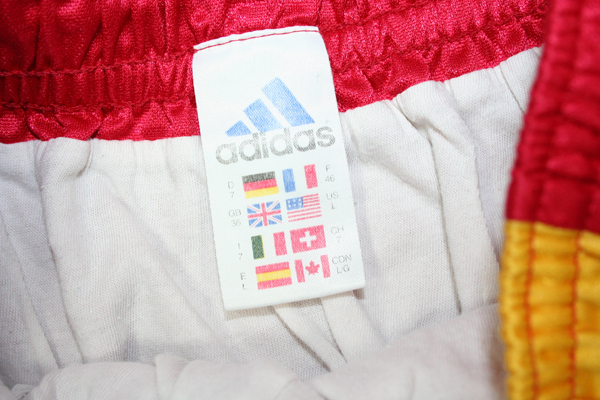 Adidas Karlsruher SC Trikothose Hose shorts 1996/97 rot gelb Herren L