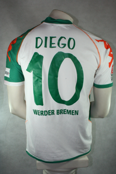 Kappa SV Werder Bremen Trikot 2006/07 Diego Klose Bwin heim weiß Herren S, L, XL oder XXL/2XL