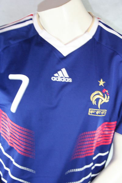 Adidas Frankreich Trikot 7 Franck Ribery WM 2010 Heim Blau Herren M