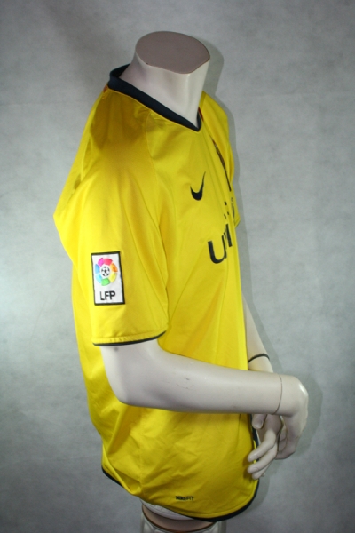 Nike FC Barcelona Trikot 9 Samuel Eto'o 2008/09 Unicef Gelb Auswärts Herren L