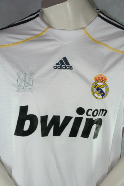 Adidas Real Madrid Trikot 11 Karim Benzema 2009/10 weiß heim bwin Herren L
