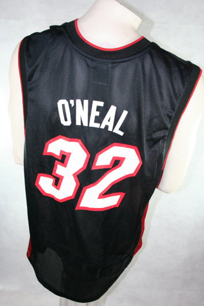 Reebok Miami Heat Trikot 32 Shaquille O'Neal NBA Swingman Schwarz Herren L