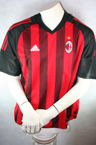 Adidas Ac Mailand Trikot 2002/03 Ohne Sponsor Opel heim rotHerren XL