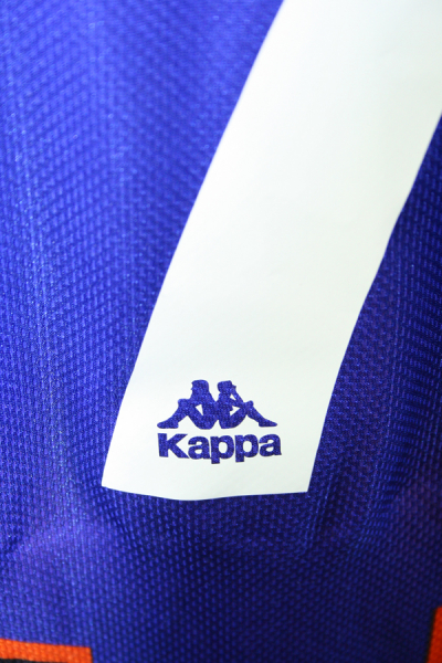 Kappa FC Barcelona Trikot 7 Luis Figo 1997/98 Away Orange Herren S