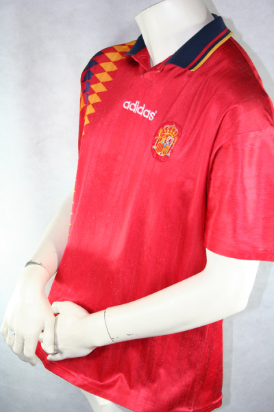 Adidas Spanien Trikot WM 1994 Weltmeisterschaft 94 USA heim rot Herren L