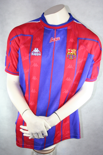 Kappa FC Barcelona Trikot 21 Luis Enrique 1997/98 Match issued Herren XL