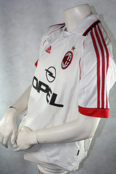 Adidas AC Mailand Trikot 9 George Weah 1998/99 OPEL Weiß Herren M