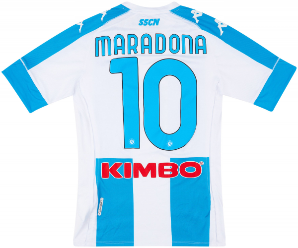 Kappa SSC Napoli Nápoles camiseta 2020/21 argentina white blue senor L