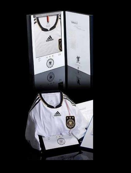Adidas Alemania camiseta 2010 Techfit dfb Performance box blanco senor M
