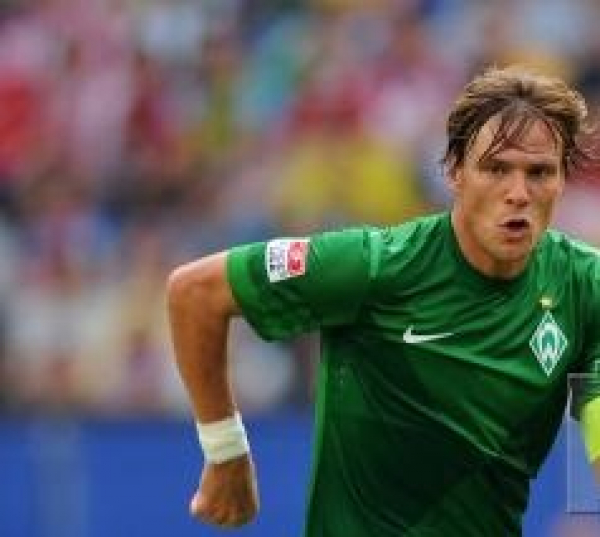 Nike SV Werder Bremen camiseta 8 Clemens Fritz 2012/13 verde senor L