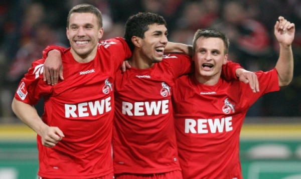 Adidas 1.FC Köln/colonia camiseta 2007-08 REWE blanco rojo nuevo con etiqueta senor S