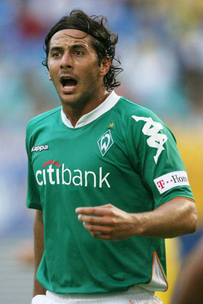 Kappa SV Werder Bremen Trikot 10 Diego 24 Pizarro 2007/08 Grün NEU Herren M oder XXL