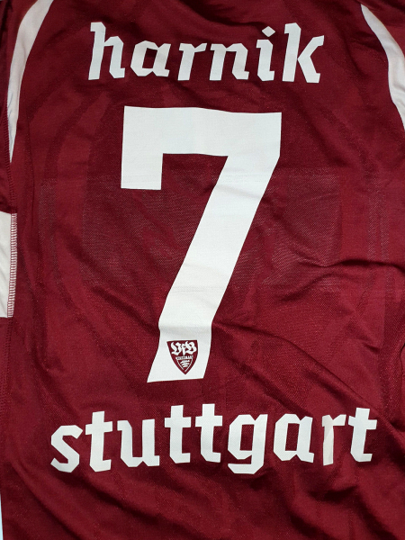 Puma VfB Stuttgart jersey 7 Martin Harnik 2011/12 Gazi matchworn longsleeve red men's XL