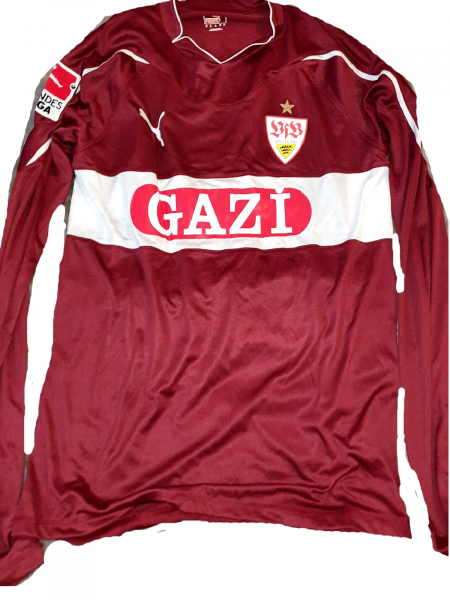 Puma VfB Stuttgart jersey 7 Martin Harnik 2011/12 Gazi matchworn longsleeve red men's XL
