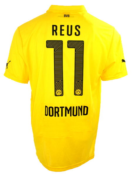 Puma Borussia Dortmund Trikot 11 Marco Reus 2014/15 BVB Gelb CL Herren XL