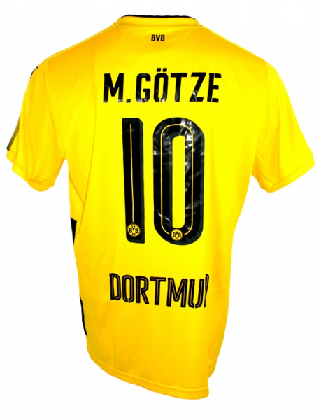 Puma Borussia Dortmund Trikot 10 Mario Götze 2017/18 BVB Evonik Neu Herren XL