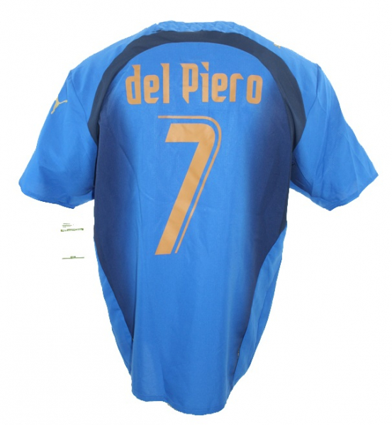 Puma Italia camiseta 7 Alessandro Del Piero 2006 Copa del mondo campeones L o XL