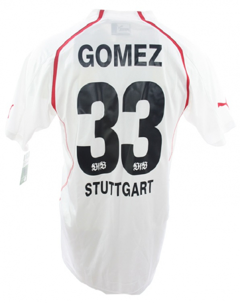 Puma VfB Stuttgart jersey 33 Mario Gomez 2005/06 Enbw white home men's XXL/2XL