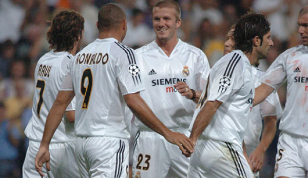 Adidas Real Madrid Trikot 7 Raul 2004/05 Siemens auswärts blau Herren XL