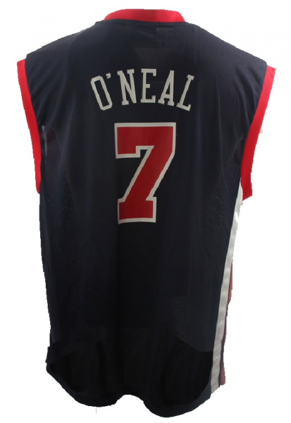 Reebok USA Trikot 7 Jermaine O'Neal NBA Swingman Schwarz Herren XL
