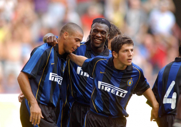 Nike Inter Mailand Trikot 10 Clarence Seedorf 2001/02 heim Herren XXL