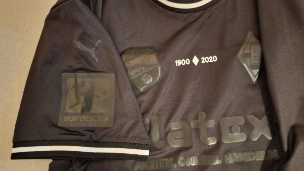 Puma Borussia Mönchengladbach Trikot Sondertrikot 1900-2020 schwarz flatex 120 Jahre M