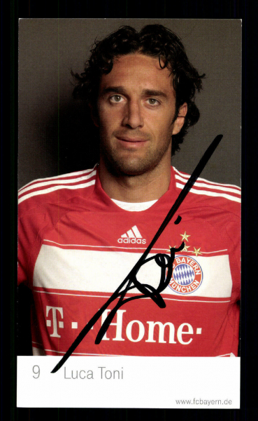 Adidas FC Bayern München Trikot 9 Luca Toni 2007/08 heim rot Kinder 152 cm youth M 11/12 jahre