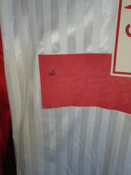 Retro VfB Stuttgart Trikot 1992 Meister Südmilch weiß heim langarm Herren M