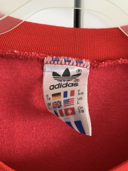 Adidas FC Bayern Munich jersey 1989/91 home red Opel men's L