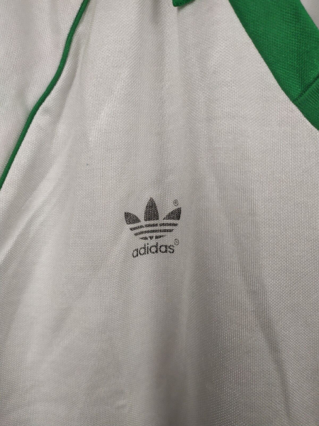 Adidas VFL Wolfsburg Trikot 1982/83 vintage retro Rl Nord weiß grün DFB Deutschland Herren L (7/8)