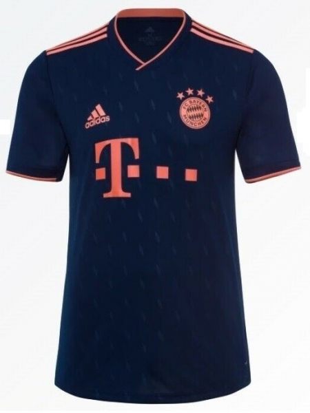 Adidas FC Bayern München Trikot 22 Serge Gnabry 2019/20 CL 3rd auswärts Telekom heim Marine navy Herren L