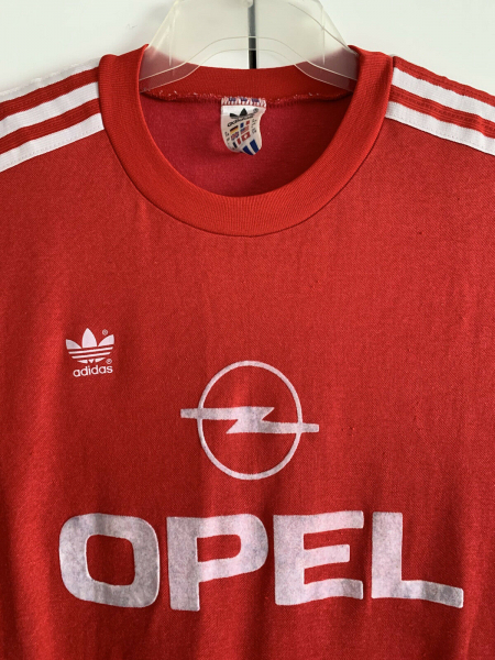 Adidas FC Bayern Munich jersey 1989/91 home red Opel men's L