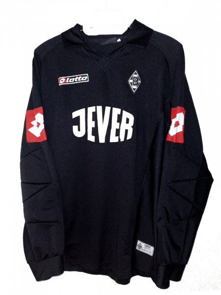 Lotto Borussia Mönchengladbach goal keeper jersey 1 Jörg Stiel BMG Jever black men's 140 cm - 152 cm