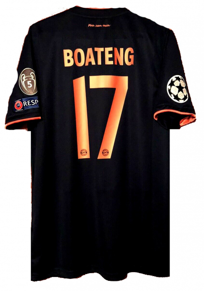 Adidas FC Bayern München Trikot 17 Jerome Boateng 2019/20 CL 3rd auswärts Telekom heim Marine navy Herren M