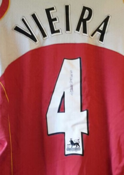 Nike FC Arsenal London Trikot 4 Patrick Vieira 2004/05 Meister Heim Herren XL (B-Ware)