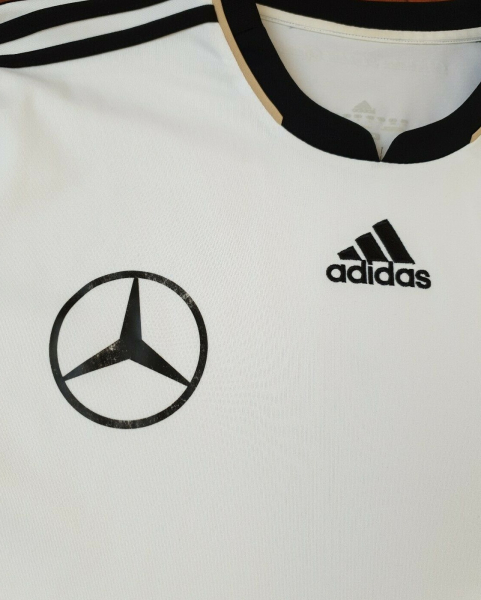 Adidas Deutschland Trikot Match worn 18 Toni Kroos 2010 weiß Mercedes Benz DFB Herren L (B-Ware)