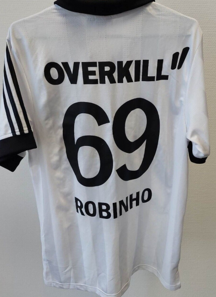Adidas originals Alemania camiseta DfB 1990 blanco 69 Overkill Robinho señor L